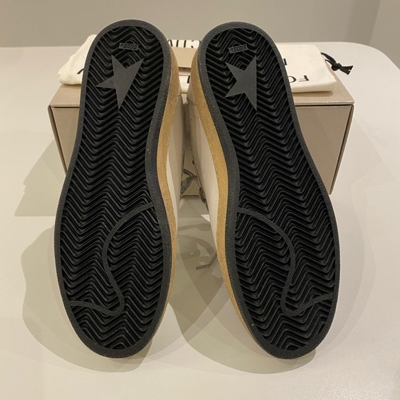 Golden Goose Ball Star Sneaker Milk White Leather/Gold sz 39 New in Box - Picture 6 of 14